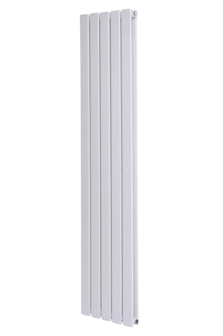 Вертикальний дизайнерський радіатор опалення ARTTIDESIGN Livorno II 5/1200/340/50 білий матовий